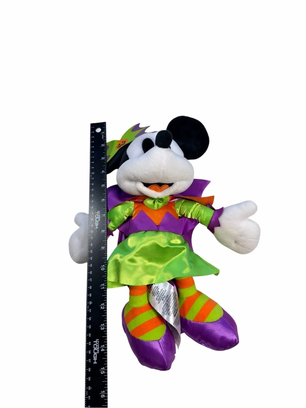 Disney Minnie Mouse Halloween Plush in Purple, Green & Orange